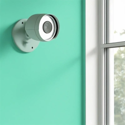 Birmingham vivint camera facing a window